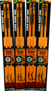 Fox Edges Curve Short Camotex Semi Stiff Ready Rigs - dé KarperCentrale